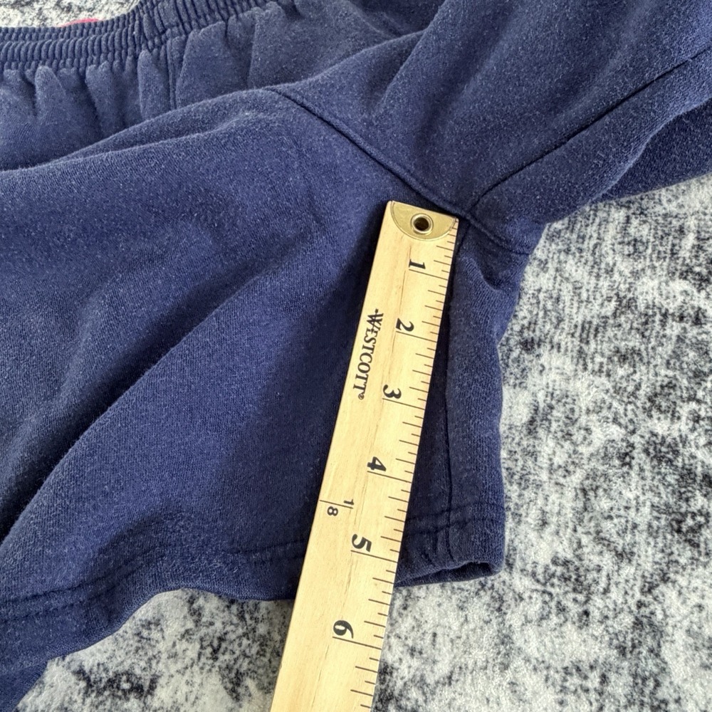 VTG Women's Pro Spirit Sweatsuit Sweater Half Sleeve Shorts Blue Pink Set Size M - Picture 13 of 13